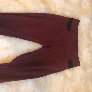 Maroon Leggings
